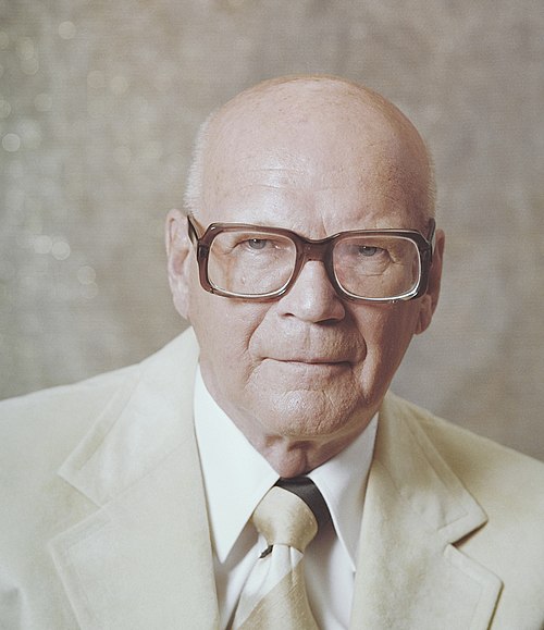 Urho Kekkonen vuonna 1977